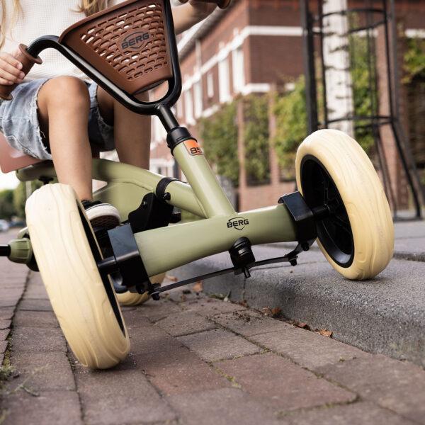 BERG Buzzy pedal kart with stable four-wheel design for safe rides