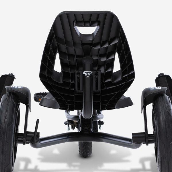 Adjustable seat of the BERG Street X tricycle for optimal comfort and riding experience