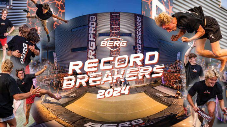 BERG Events - Record Breakers 2024 trampoline competition | Banner