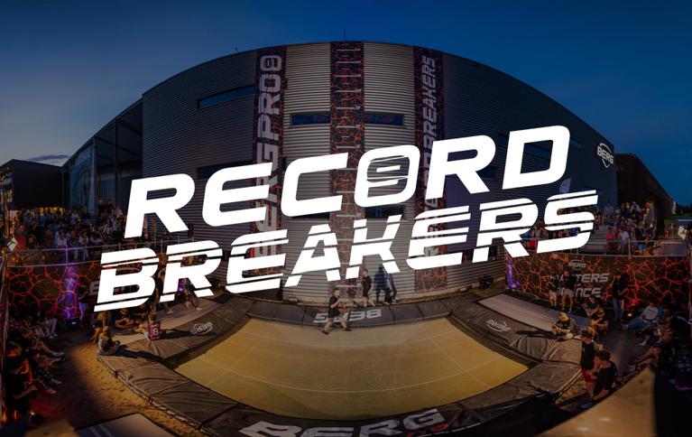 BERG Events - Record Breakers competición de trampolín | Banner