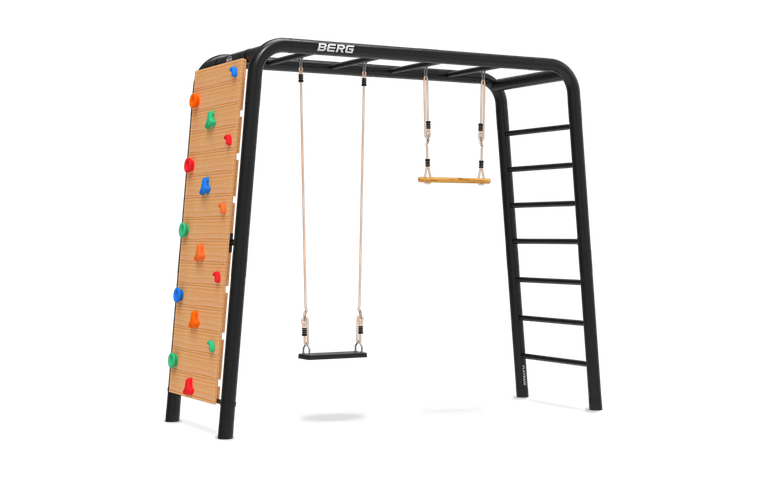 BERG PlayBase Medium TL (Rubber seat+Trapeze+Climbing wall)