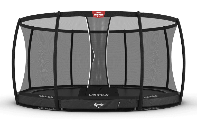 BERG Champion InGround 430 Grey + Safety Net Deluxe