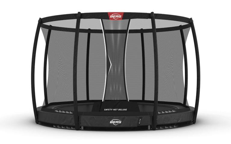 BERG Elite InGround 330 Grau + Sicherheitsnetz Deluxe