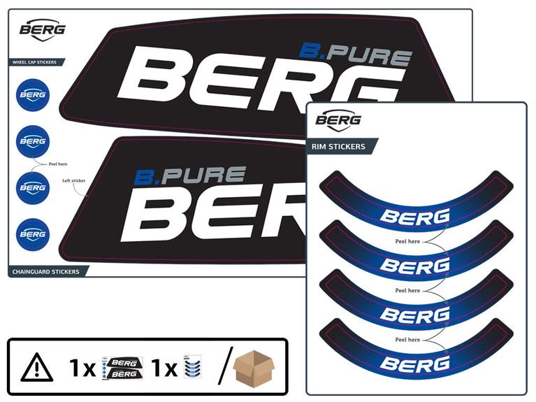 XL/XXL Frame - Sticker set B.Pure Blue