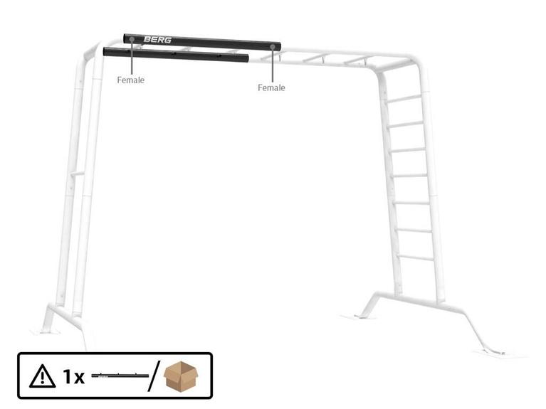 PlayBase - Frame L Topbar weld Female-Female