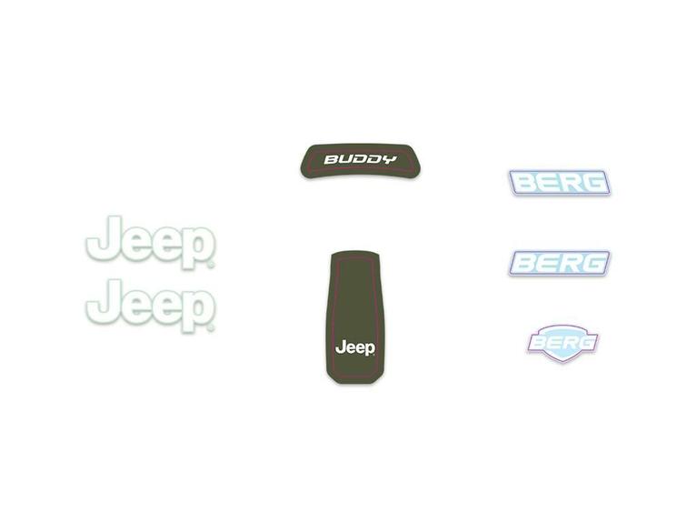 Buddy 2.0 - Sticker set Jeep