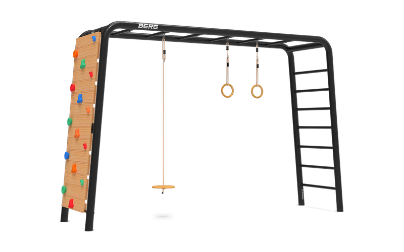 BERG PlayBase Large TL (Disc swing+Rings+Climbing wall)