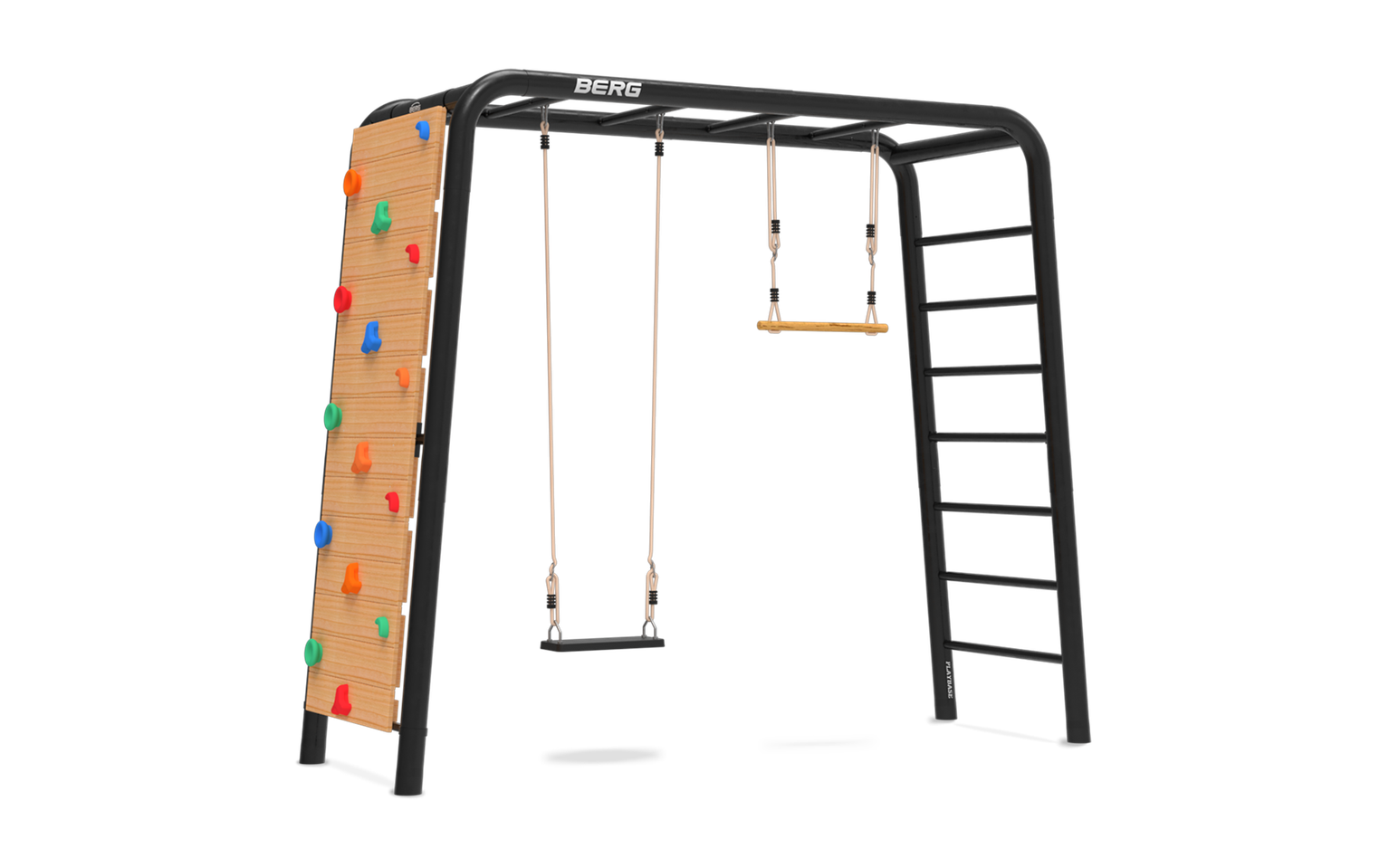 BERG PlayBase Medium TL (Rubber seat+Trapeze+Climbing wall)