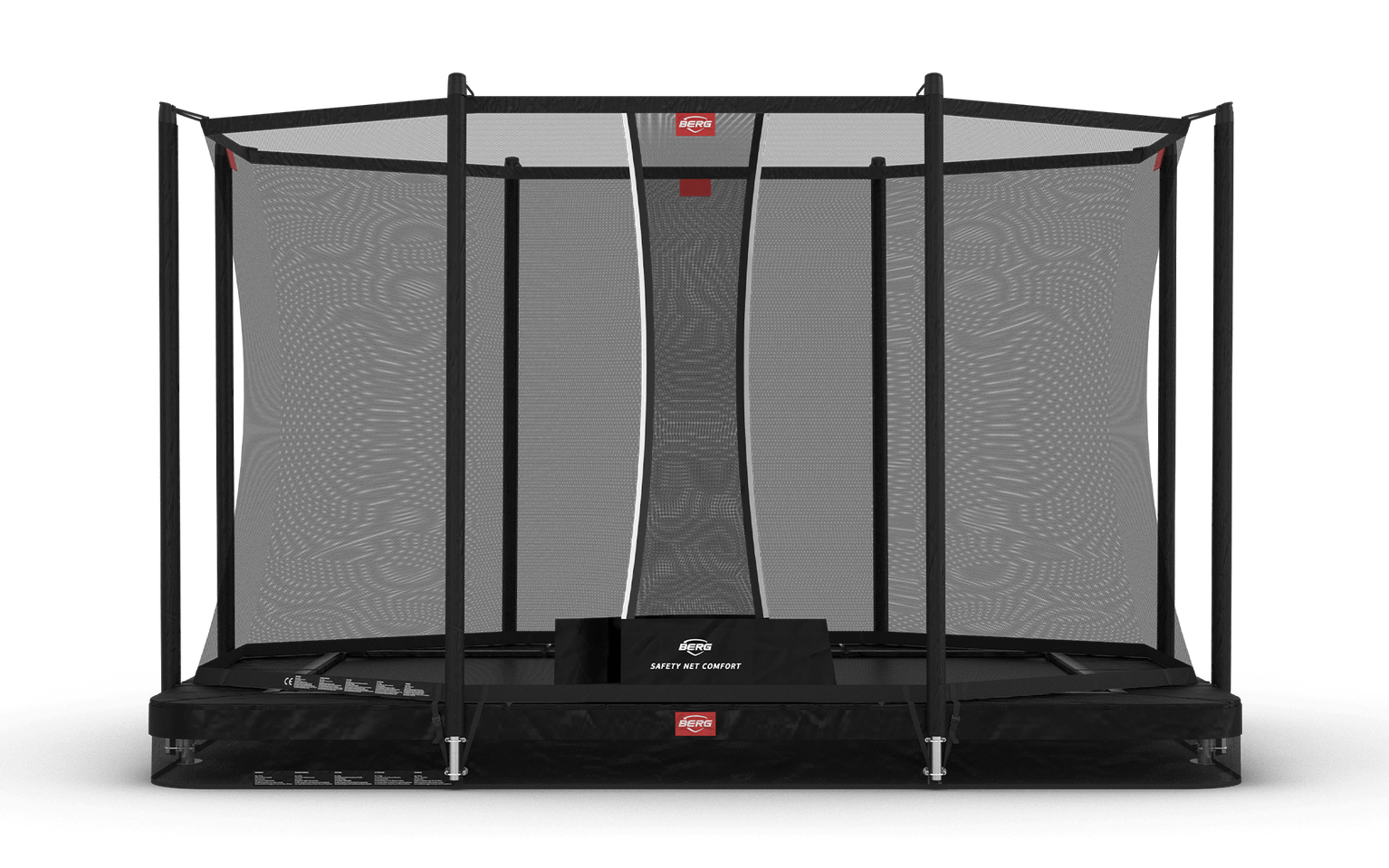 BERG Ultim Favorit InGround 330 Black + Safety Net Comfort