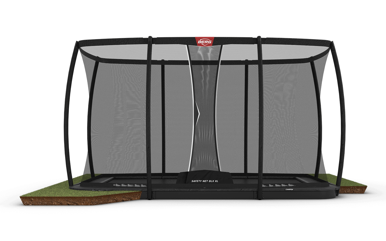 BERG Ultim Champion FlatGround 410 Grey + Safety Net DLX XL