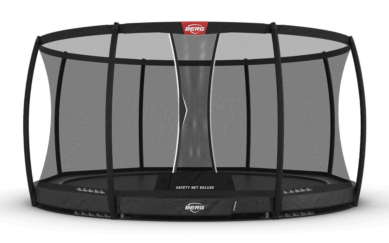 BERG Champion InGround 430 Grey + Safety Net Deluxe