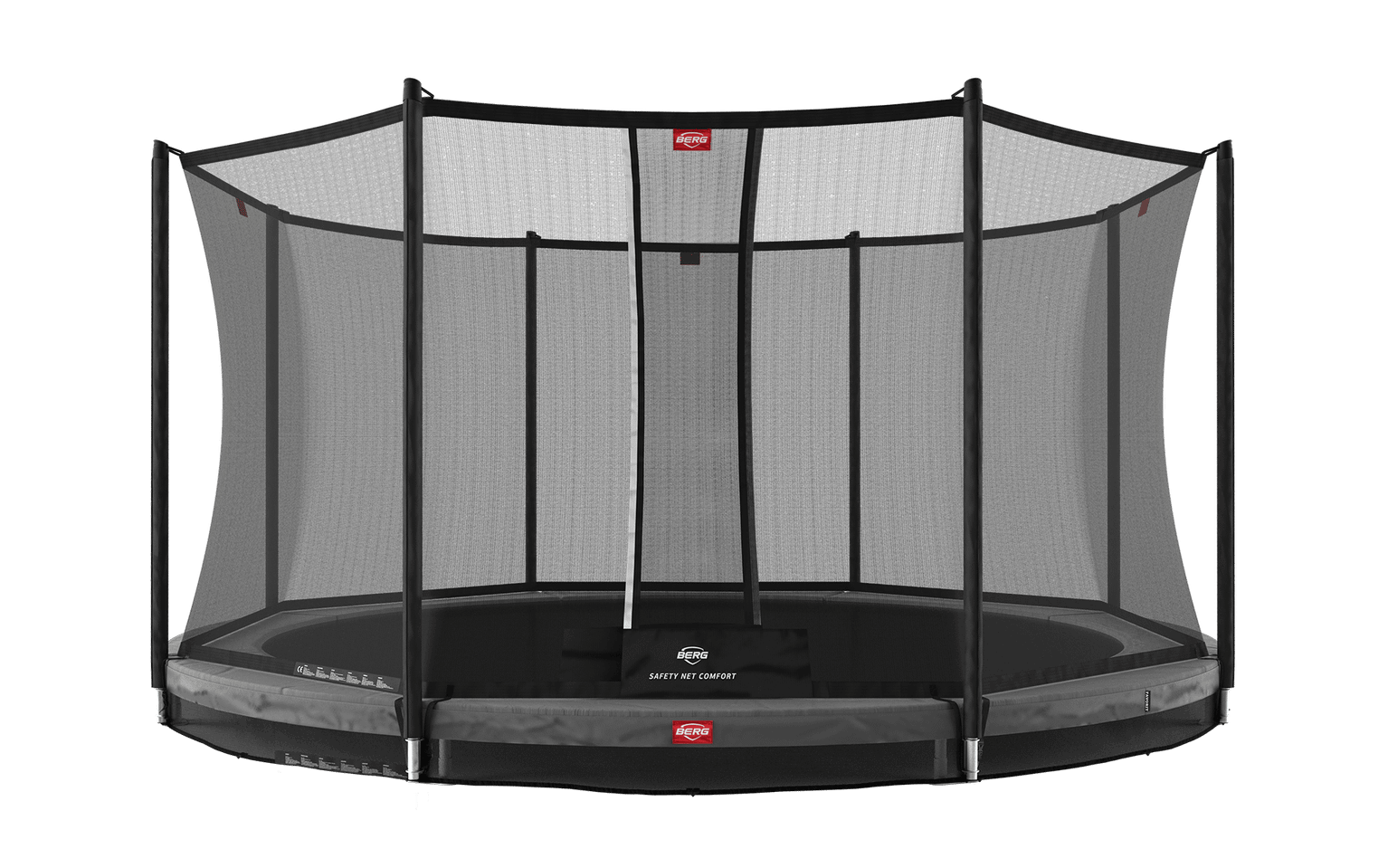 BERG Favorit InGround 380 Grey + Safety Net Comfort