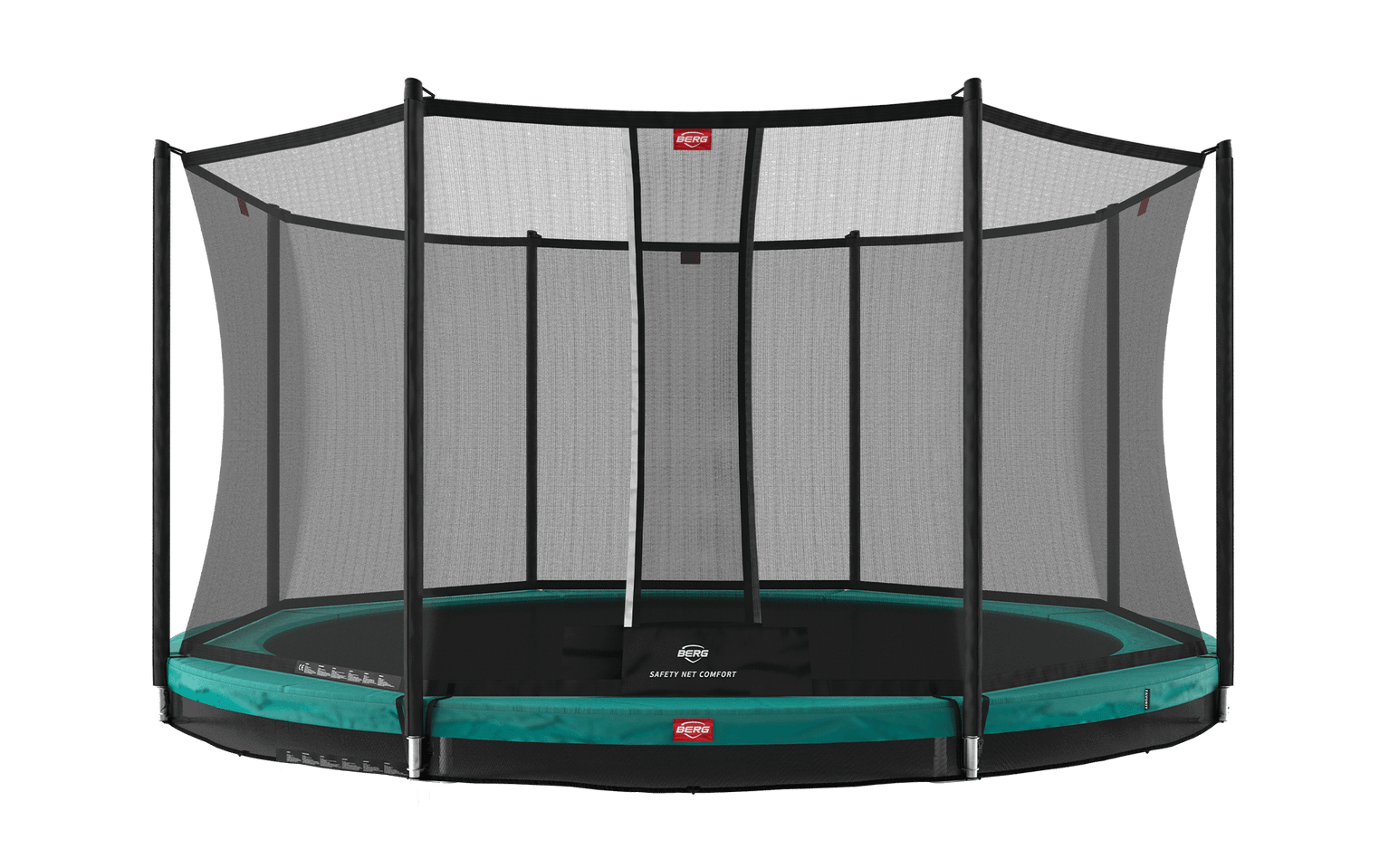 BERG Favorit InGround 380 Green + Safety Net Comfort