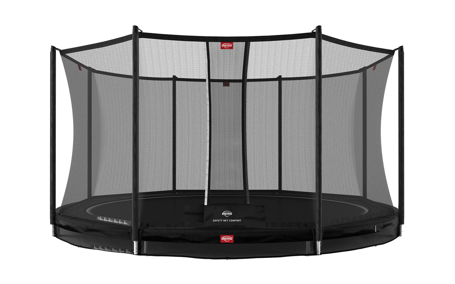 BERG Favorit InGround 430 Black + Safety Net Comfort