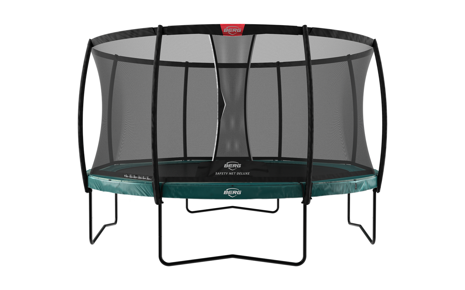 BERG Elite Regular 330 Vert + Filet de sécurité Deluxe