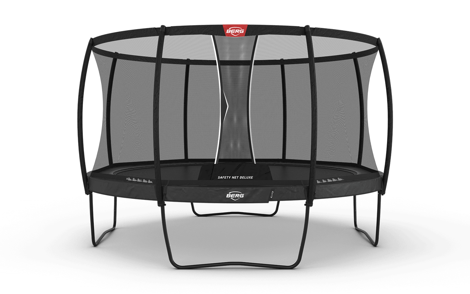 BERG Elite Regular 430 Grau + Sicherheitsnetz Deluxe