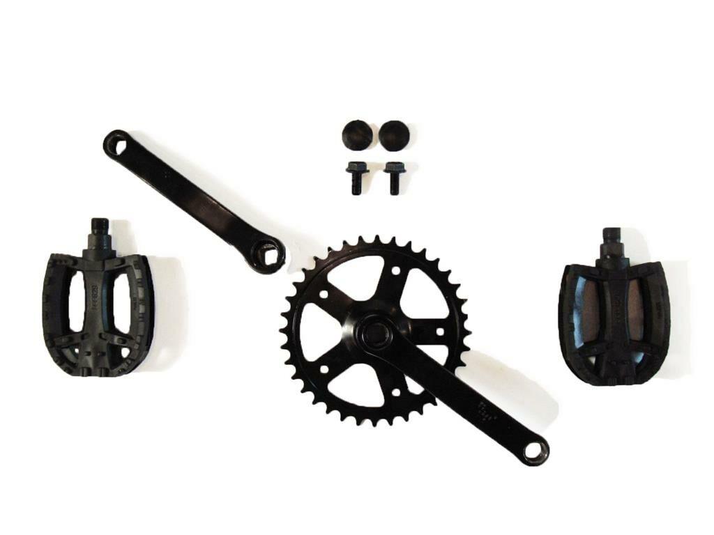 Crank set 140, 36T + pedalen