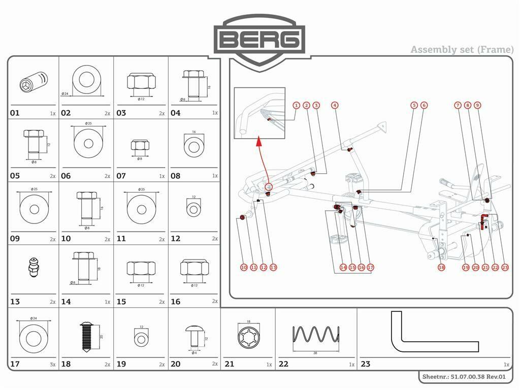 XL Frame - Assembly set for frame box