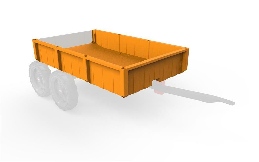 Large Trailer - Container, orange