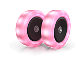 BERG Nexo Wheels 120x40mm Lights Pink