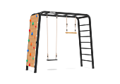 BERG PlayBase Medium TL (Rubber seat+Trapeze+Climbing wall)