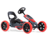 BERG Reppy Rebel go-kart in grey with red accents and durable EVA tires