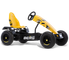 BERG XL go-kart in yellow and black with a sturdy design and air-filled tires