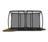 BERG FlatGround trampoline with safety net for safe and stable jumping