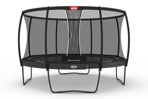 BERG Elite trampoline with safety net and extra sturdy frame